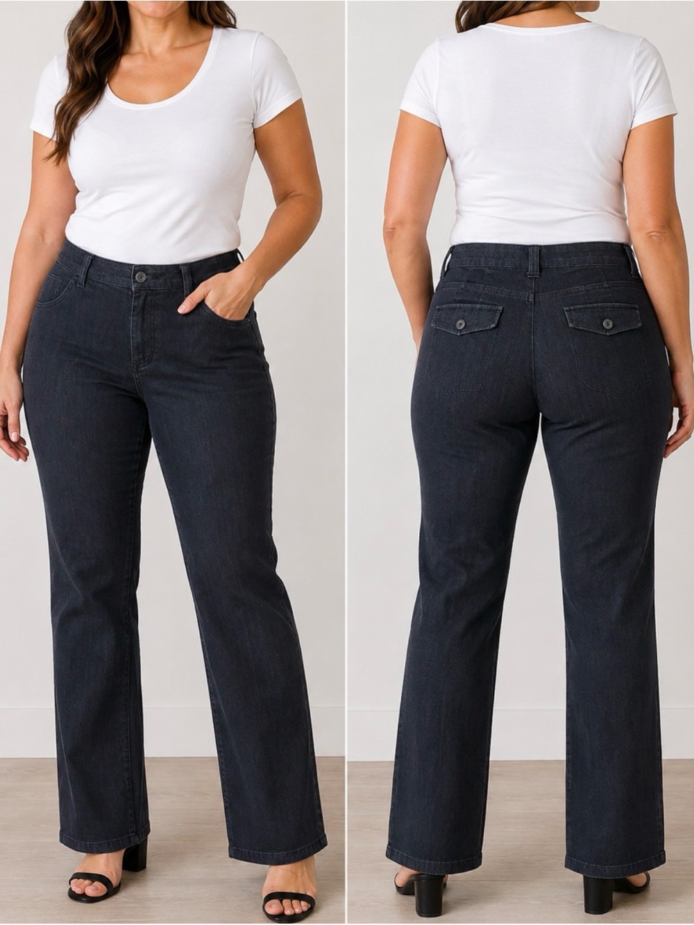 (0024) Women's: 10 Lee Comfort Denim Jeans- W15